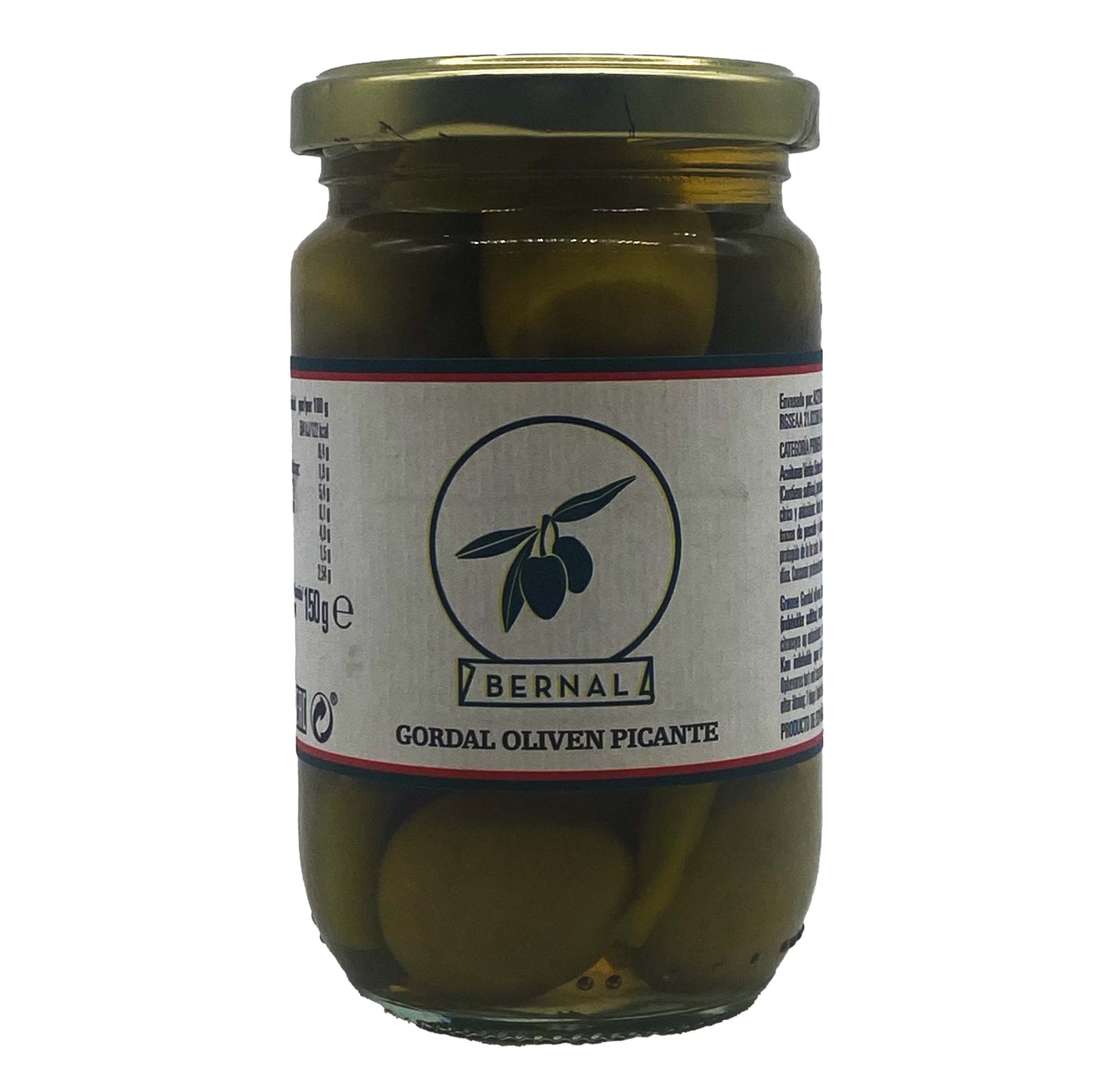 LARGE SPICY OLIVES (GORDAL PICANTE) 150G