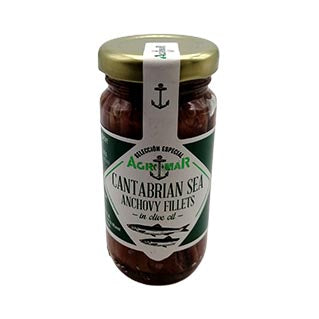 AGROMAR ANCHOAS DEL CANTABRICO (ANCHOVY FILLETS) 100G
