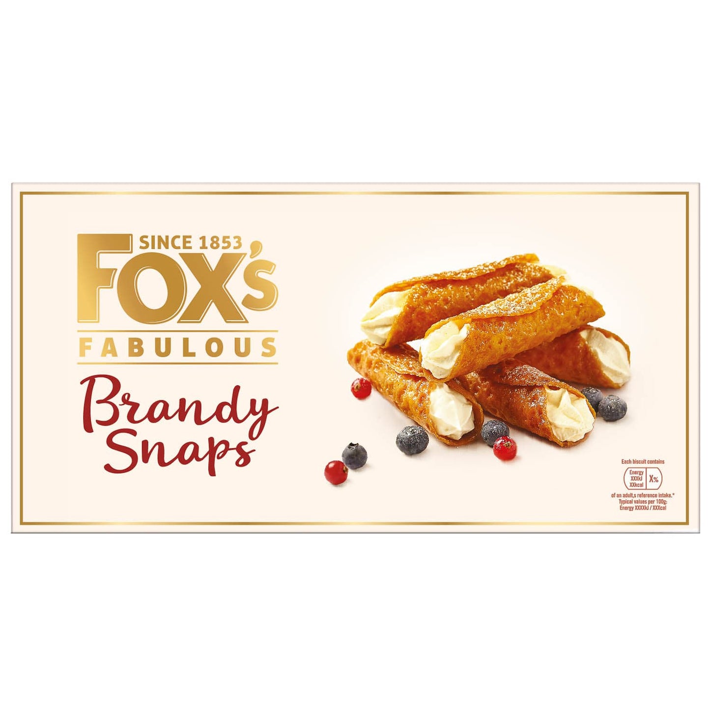 FOX’S BRANDY SNAPS 100G