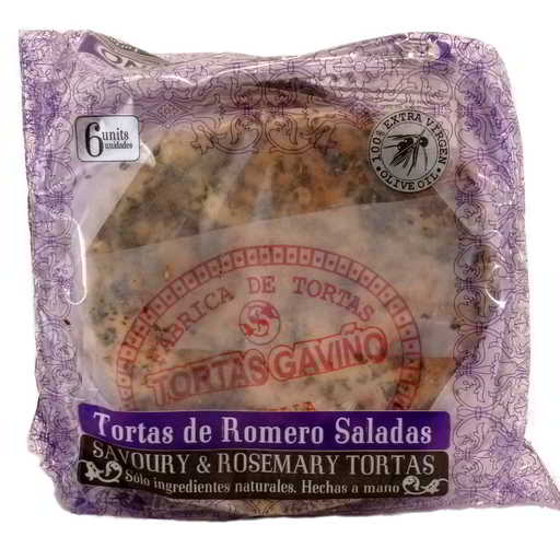TORTAS DE ROMERO GAVINOS 180G