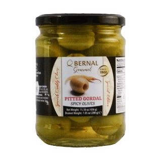 GOURMET PITTED GORDAL OLIVES 225G