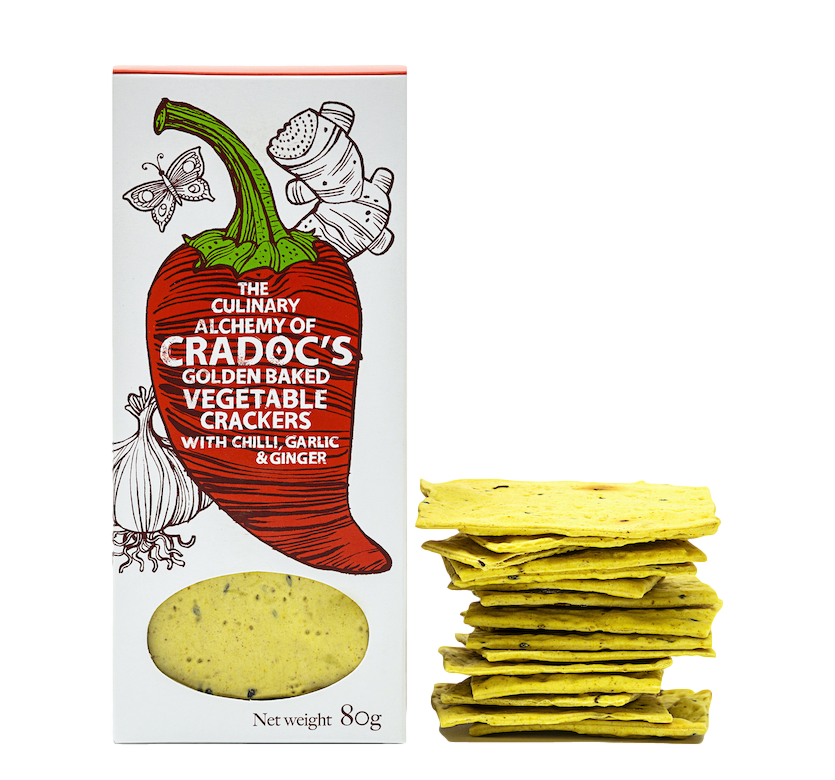 Cradoc’s Chilli, Ginger & Garlic Biscuits Shop/Website 80g