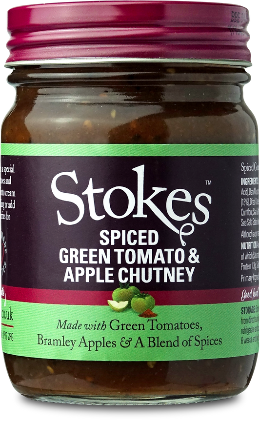 STOKES SPICED GREEN TOMATO AND APPLE CHUTNEY 260G